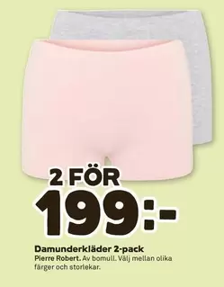 pierre robert - Damunderkläder 2-pack