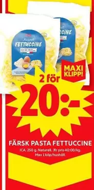 FÄRSK PASTA FETTUCCINE