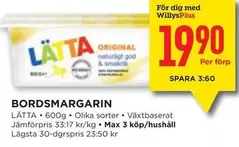 Lätta - BORDSMARGARIN