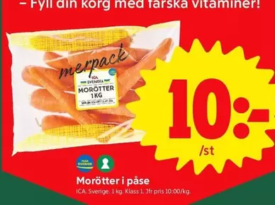 Morötter i påse