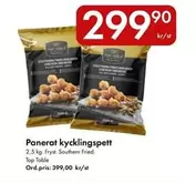 Panerat kycklingspett