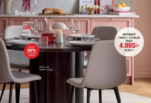 TRULS + 4 STOLAR TRACY