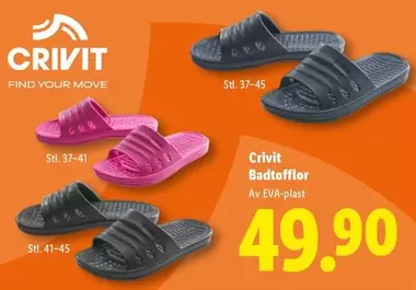 Crivit - Badtofflor
