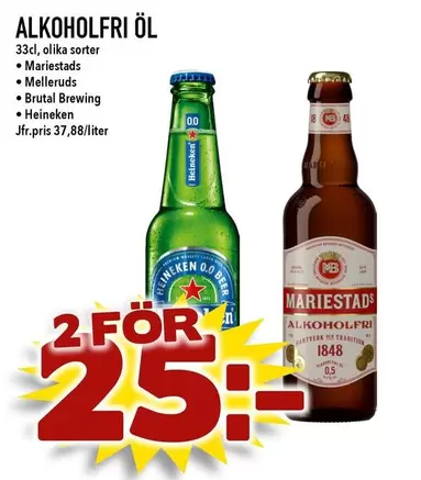 mariestads - ALKOHOLFRI ÖL