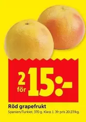 Röd grapefrukt