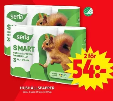 Serla - HUSHÅLLSPAPPER