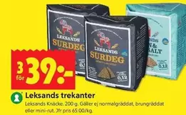 Leksands -  trekanter