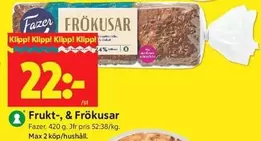 Fazer - Frukt-, & Frökusar