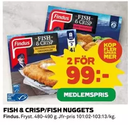 Findus - FISH & CRISP/FISH NUGGETS