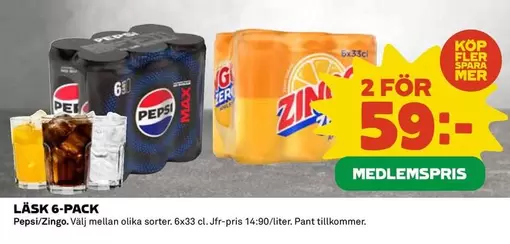 Pepsi - LÄSK 6-PACK