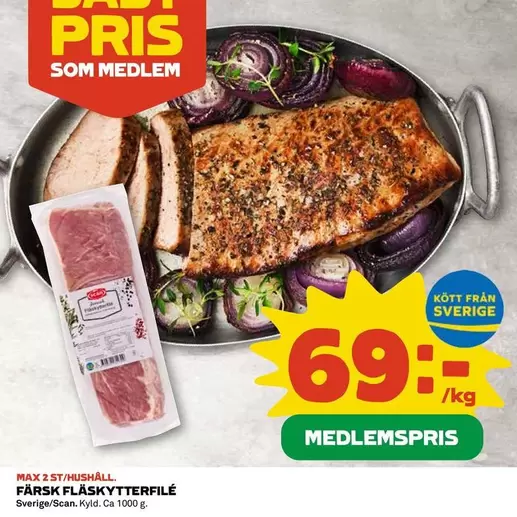 Scan - FÄRSK FLÄSKYTTERFILÉ