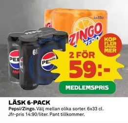 zingo - LÄSK 6-PACK