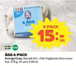 Coop - ÄGG 6-PACK