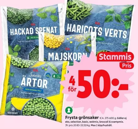 EKO - Frysta grönsaker