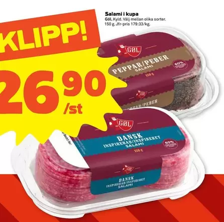 Gøl - Salami i kupa