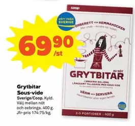 Grytbitar Sous-vide