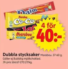 marabou - Dubbla stycksaker