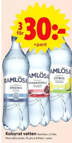 ramlösa - Kolsyrat vatten