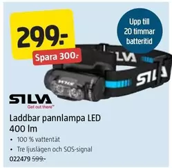 Silva - Laddbar pannlampa LED