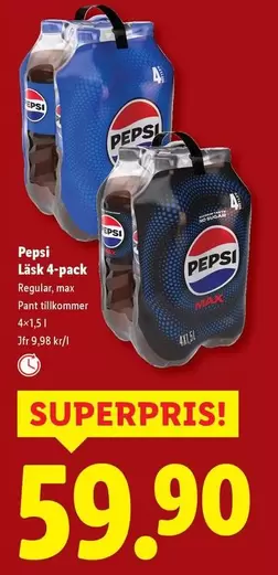 Pepsi - Läsk 4-pack