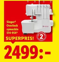 Singer - Overlock symaskin S14-954*