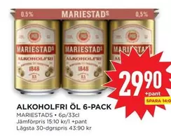mariestads - ALKOHOLFRI ÖL 6-PACK