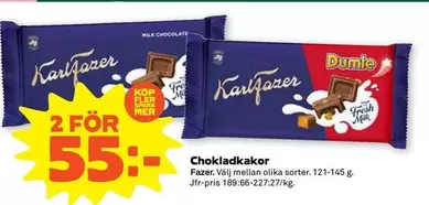 Fazer - Chokladkakor