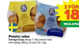 Coop - Potatis i påse