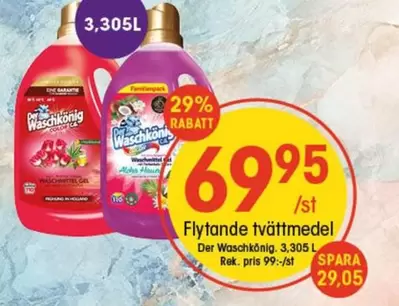 Flytande tvättmedel