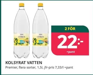 Premier - KOLSYRAT VATTEN
