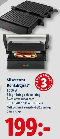 silvercrest - Kontaktgrill*