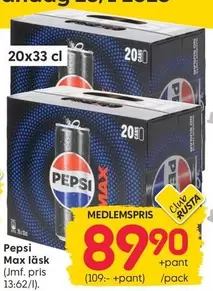 Pepsi - Max läsk