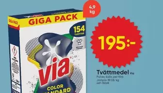 Via - Tvättmedel