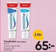 sensodyne - Tandkräm