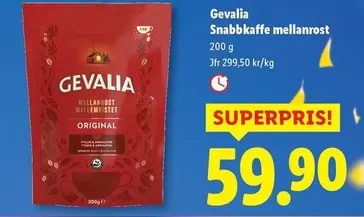 gevalia - Snabbkaffe mellanrost