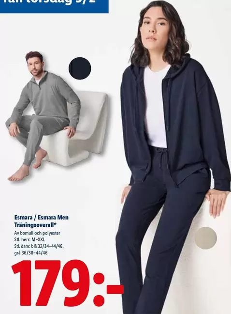 Esmara / Esmara Men Träningsoverall