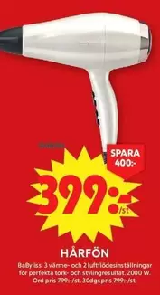 Babyliss - HÄRFÖN
