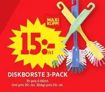 DISKBORSTE 3-PACK
