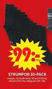 Mywear - STRUMPOR 10-PACK