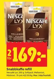 Nescafe - Snabbkaffe refill