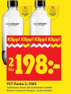 sodastream - PET-flaska 1L DWS