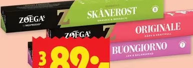 Zoegas - Kaffe kapslar