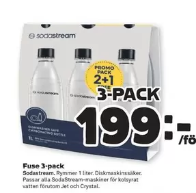 sodastream - Fuse 3-pack
