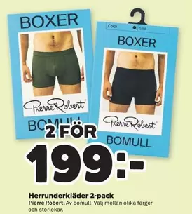 pierre robert - Herrunderkläder 2-pack
