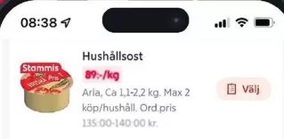 Arla - Hushållsost