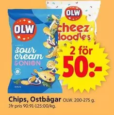 OLW - Chips, Ostbågar