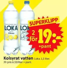 Loka - Kolsyrat vatten
