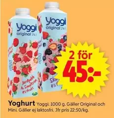 yoggi - Yoghurt