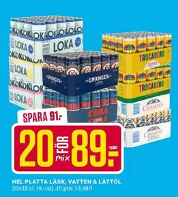 Loka - LÄSK, VATTEN & LÄTTÖL