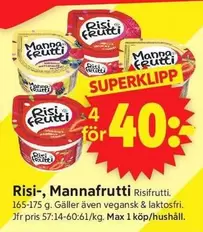 Risifrutti - Risi-, Mannafrutti